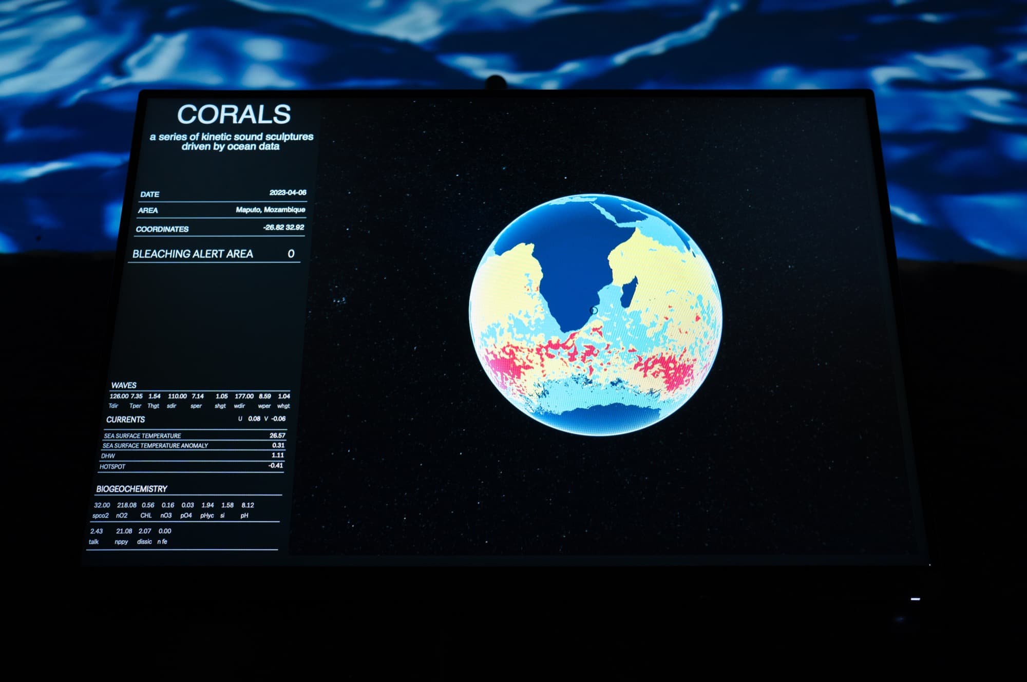 CORALS installation view